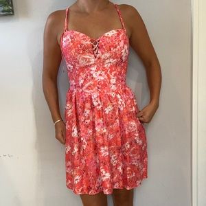 Bright Coral Guess Dress